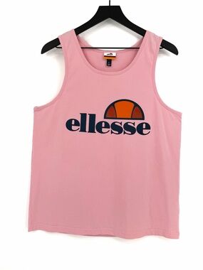 ELLESSE Frattini Mens Tank Top Pink L